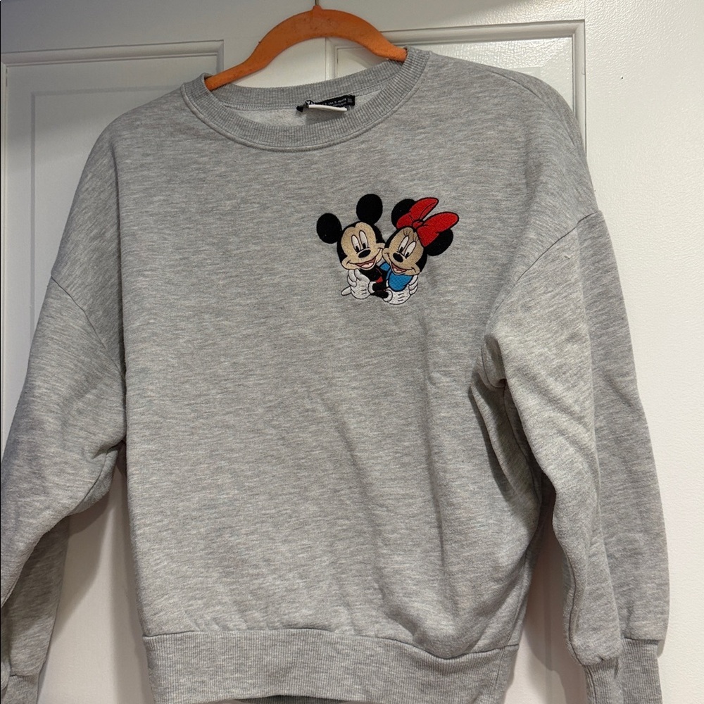 Zara Gray Disney Sweatshirt